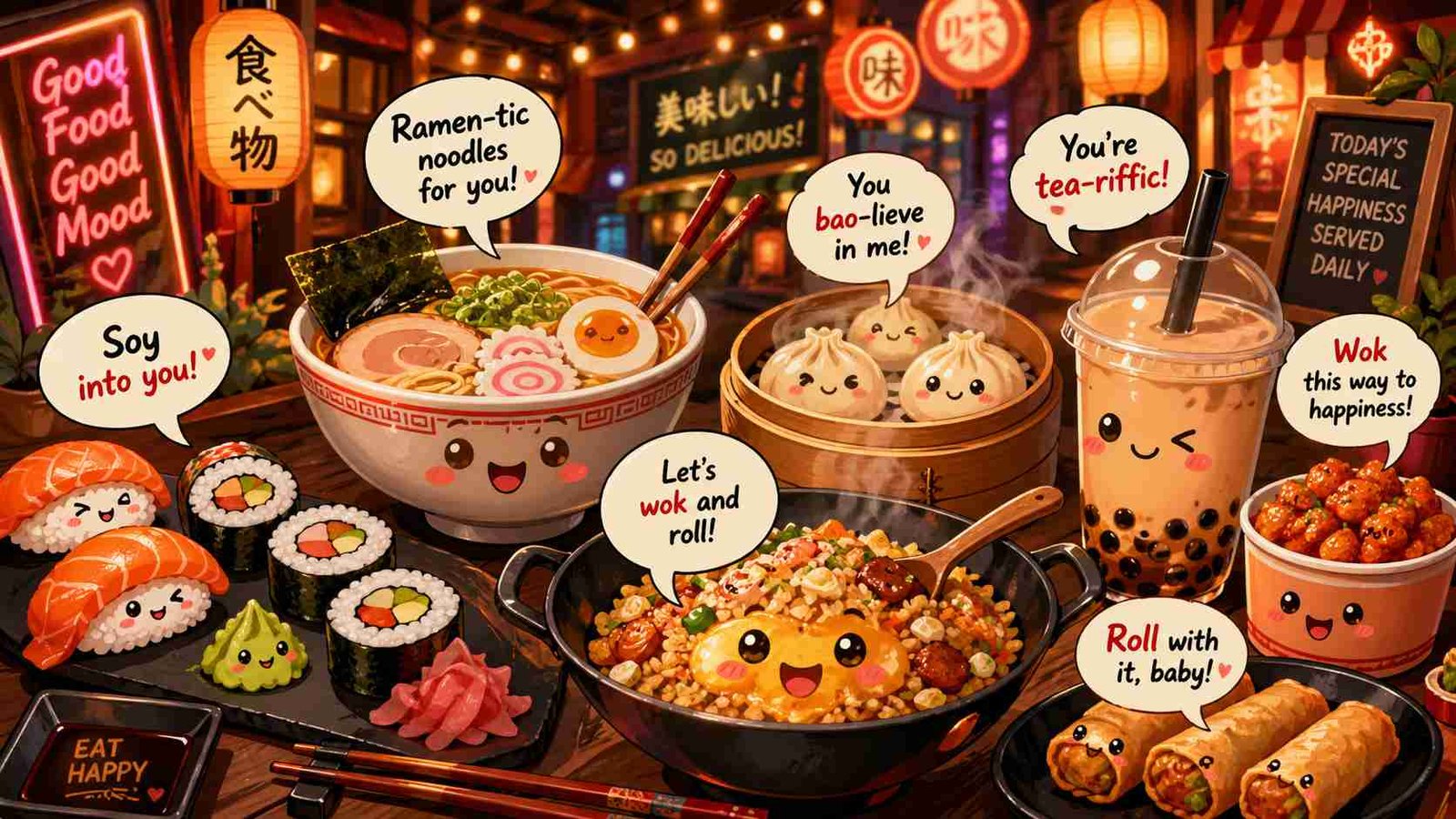 asian food puns and jokes