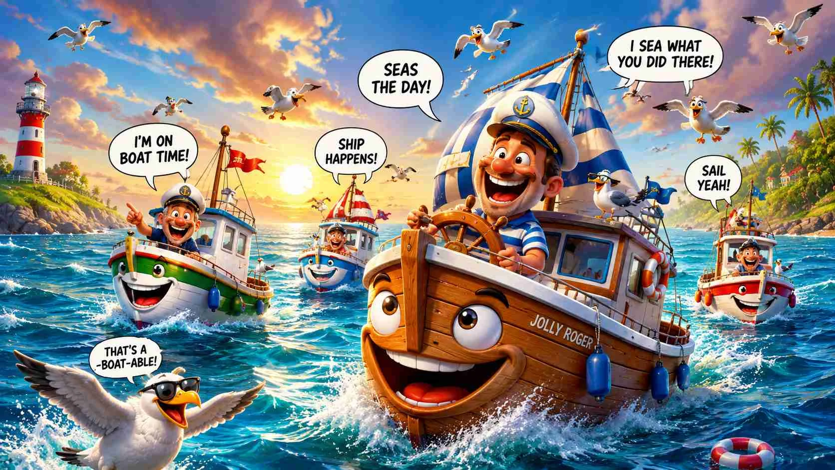 boat puns and jokes
