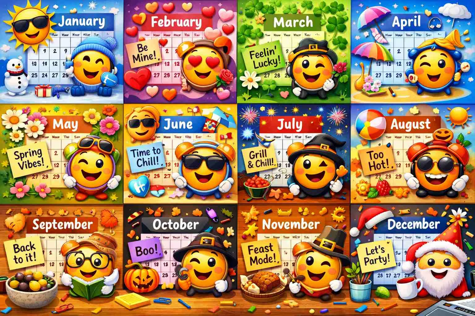 calendar puns and jokes