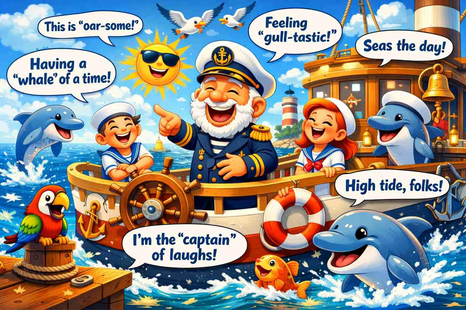 captain puns and jokes