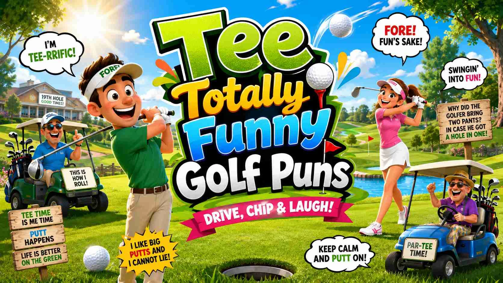 golf puns