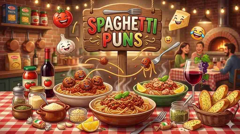 spaghetti puns