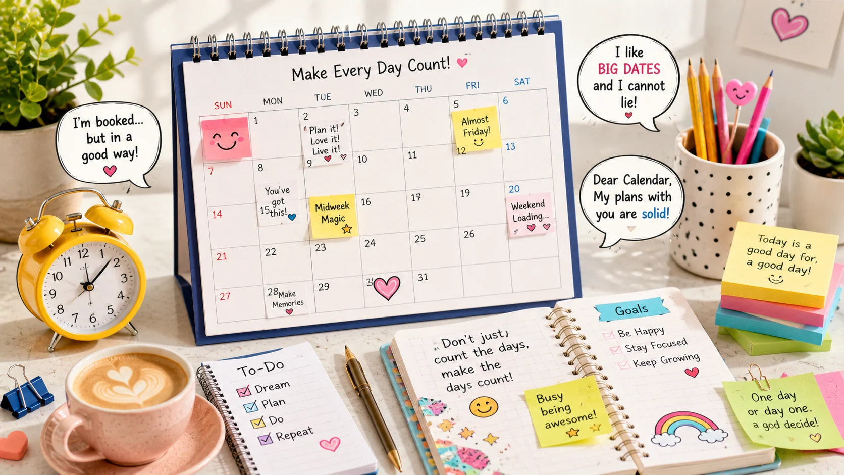 calendar puns