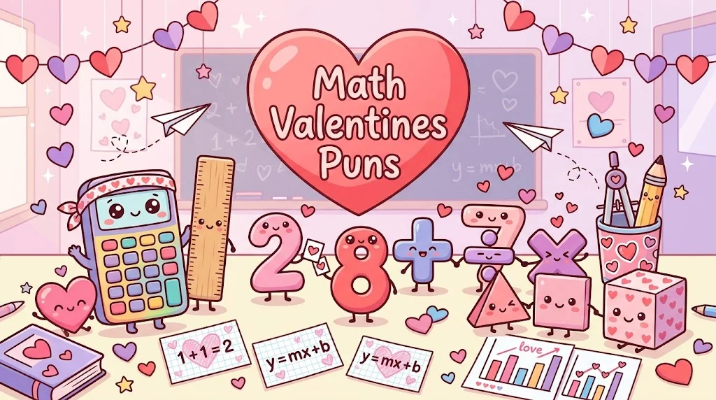 math valentines puns