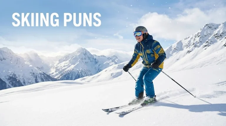 skiing puns