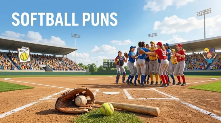 softball puns