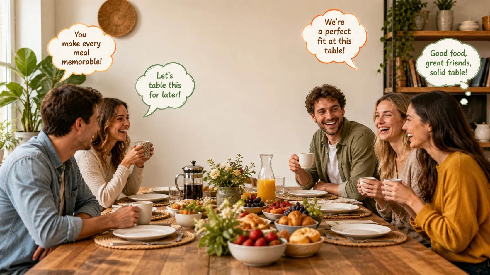 table puns