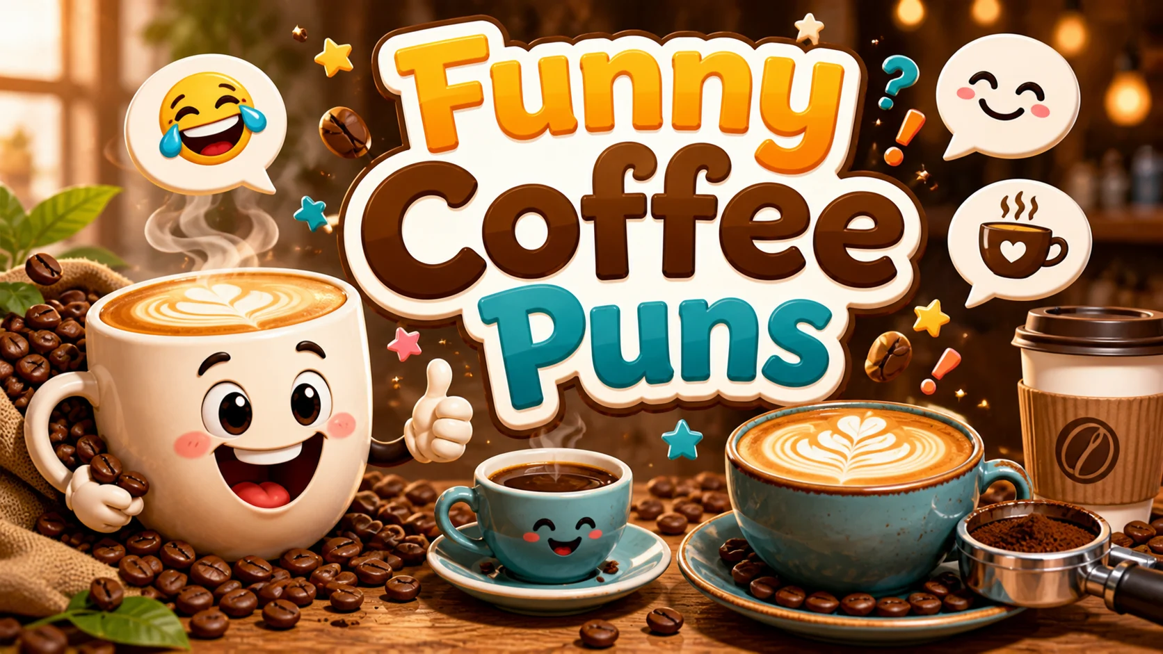 funny coffee puns