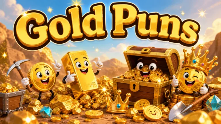 gold puns