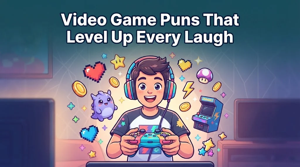 video game puns
