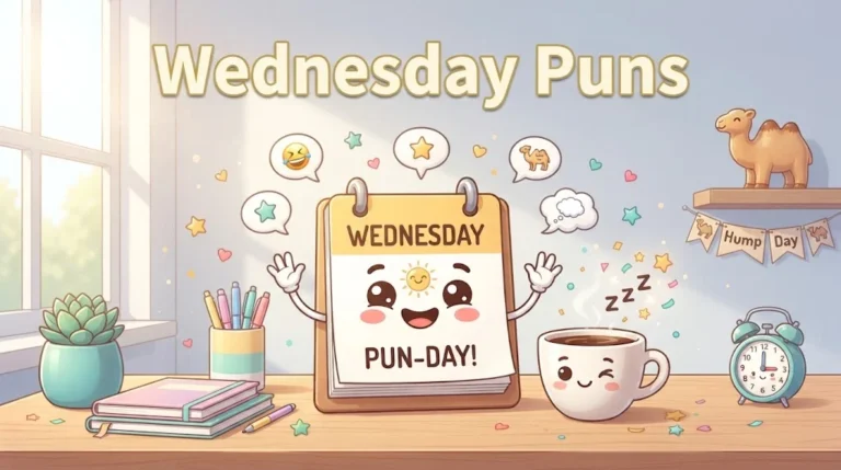 wednesday puns